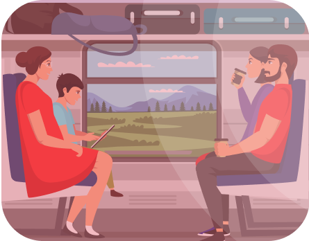 Unreserve a reserved train seat illustration
